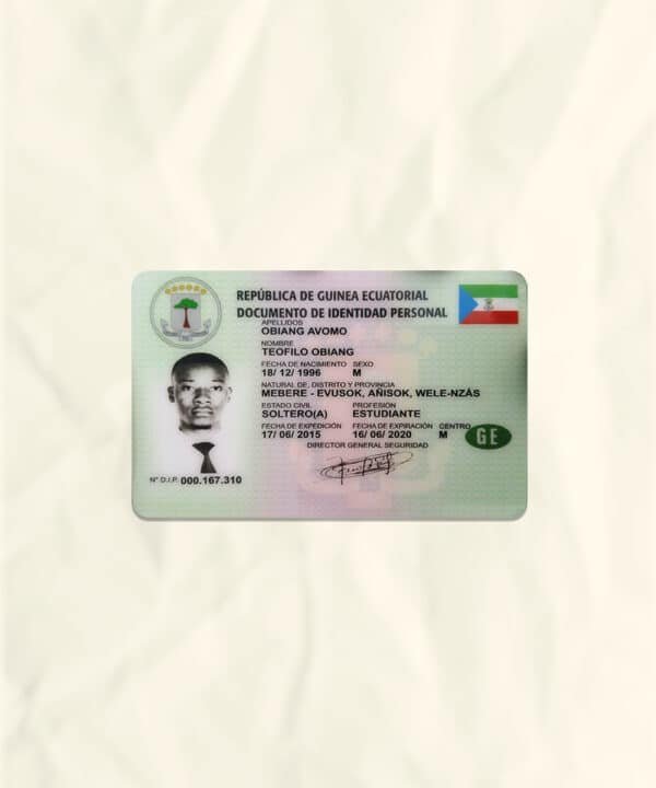 Buy Equatorial Guinea ID Cards Online: Get the Real Deal Fast and Easy!