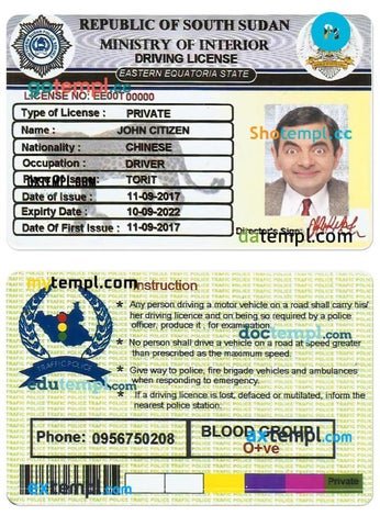 Easy Steps to Buy South Sudan Driving License Online