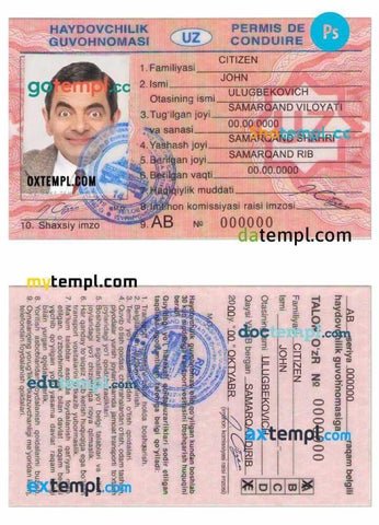 Buy Uzbekistan driving license online: Everything you need to know.