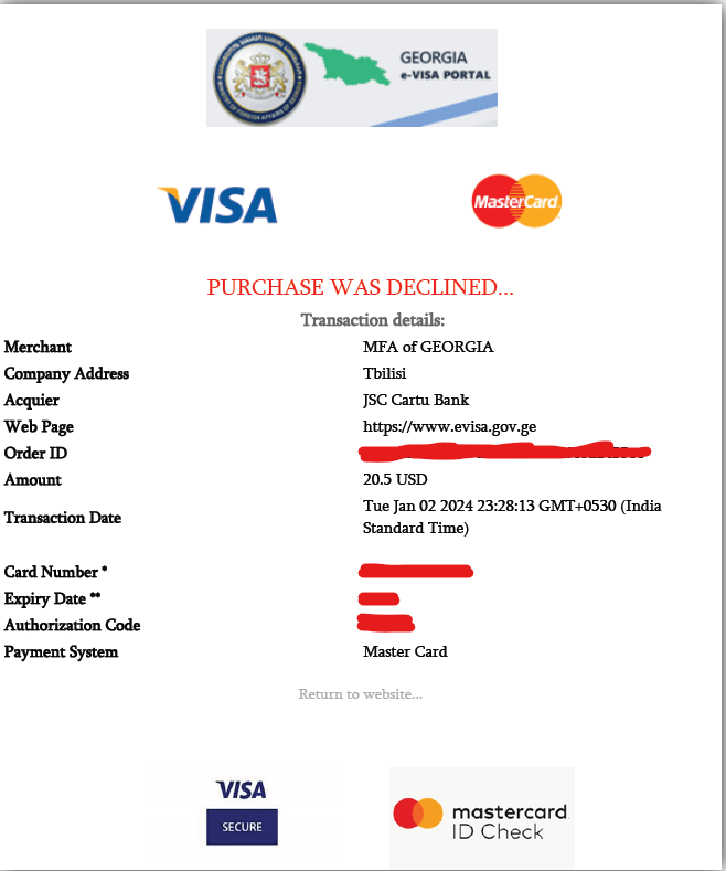 Need a Georgia visa? Order online quickly and easily now!