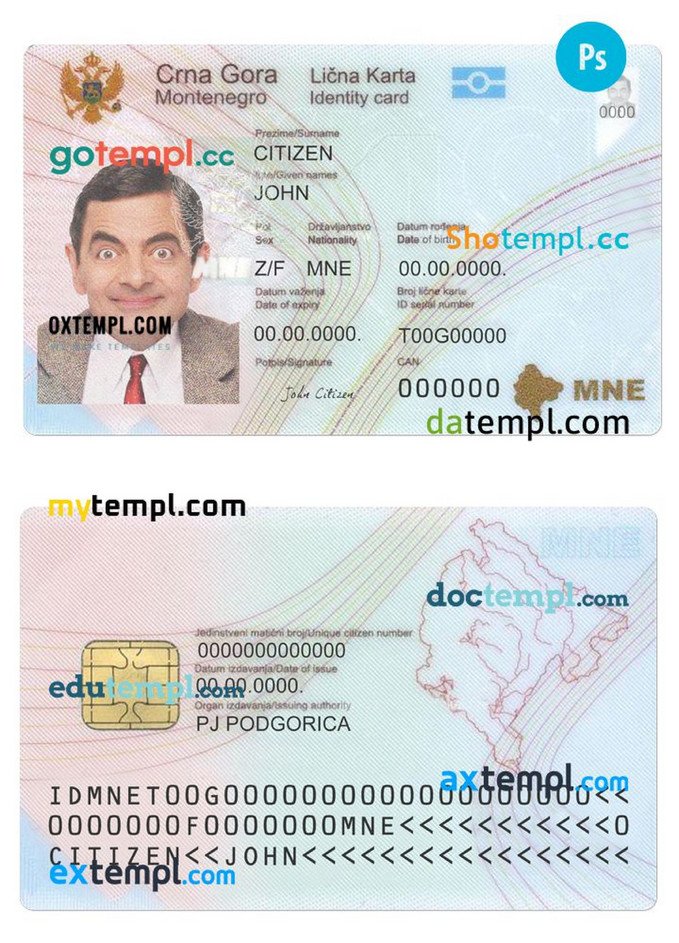 Buy Montenegro ID Card: Best Options and Prices