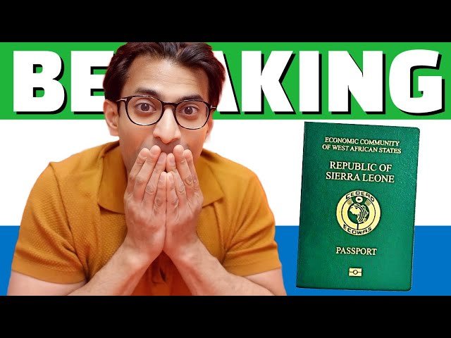 Buy Sierra Leone Passport: Your Easy Guide to Getting One