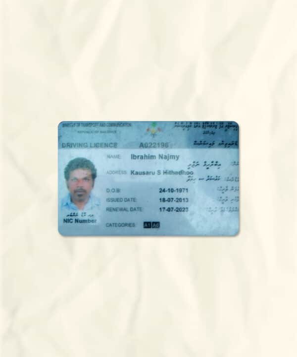 Looking to Buy Maldives Driving License? Heres How