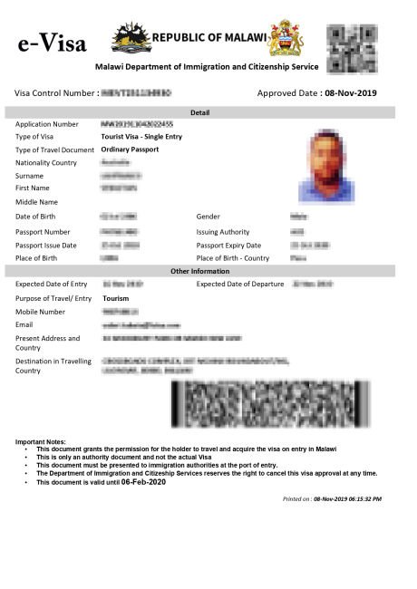 Buy Malawi visa: what are the requirements and fees?
